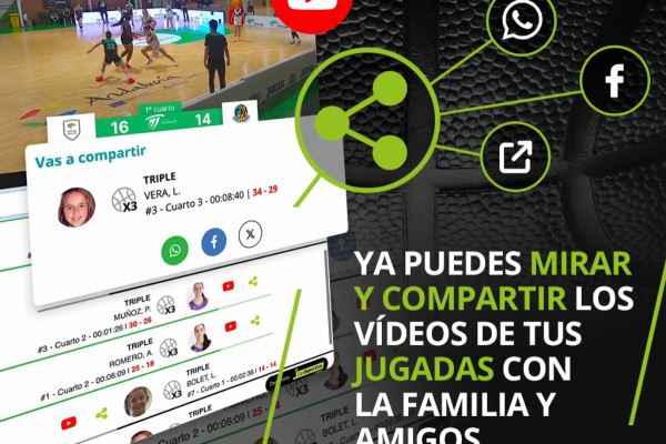 Gran avance en Gesdeportiva - Mira y comparte los vídeos de tus jugadas con familiares y amigos.
