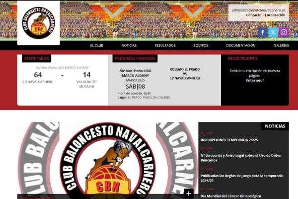 Nueva web para CB Navalcarnero