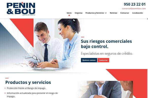 Nueva web desarrollada para Peñín Bou Asociados